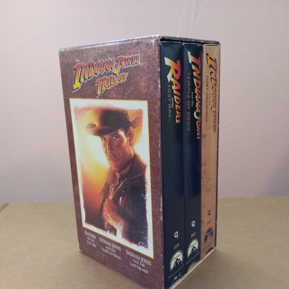 VHS Indiana Jones Trilogy